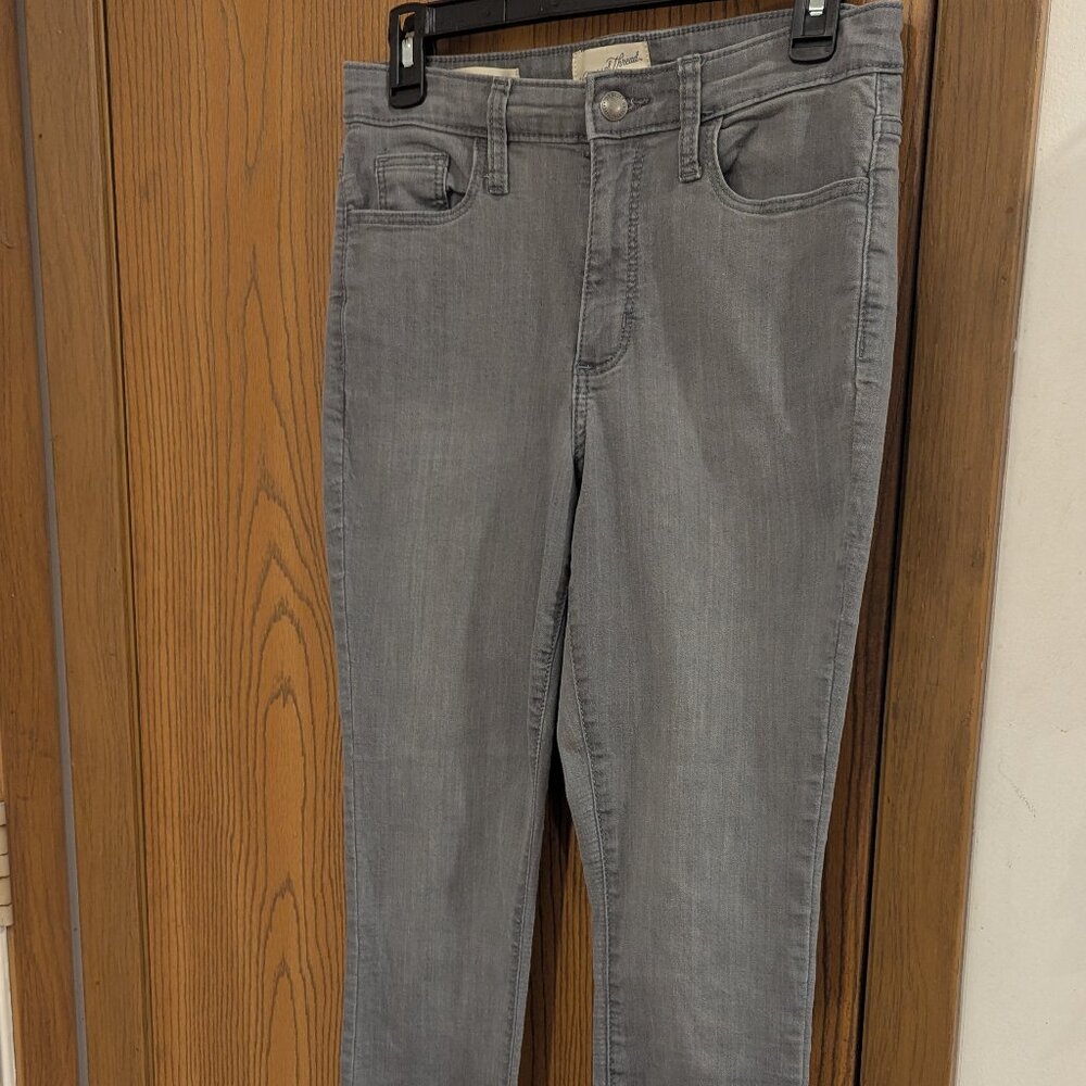 Universal Thread Black Wash Faded High Rise Skinny Stretch Denim Jeans-4/27R